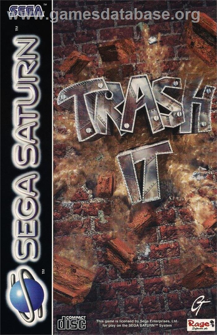 Trash It - Sega Saturn - Artwork - Box