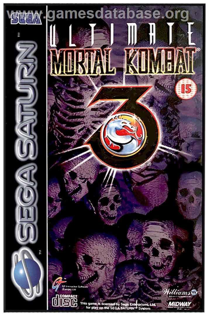 Ultimate Mortal Kombat 3 - Sega Saturn - Artwork - Box