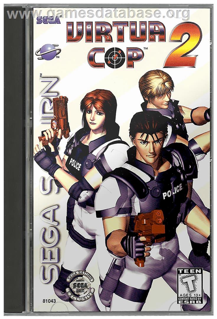 Virtua Cop 2 - Sega Saturn - Artwork - Box