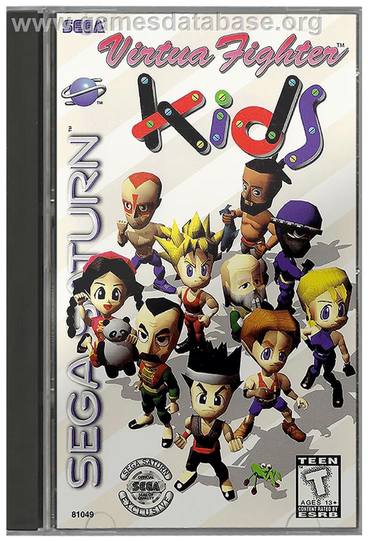 Virtua Fighter Kids - Sega Saturn - Artwork - Box