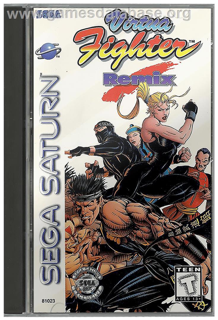 Virtua Fighter Remix - Sega Saturn - Artwork - Box