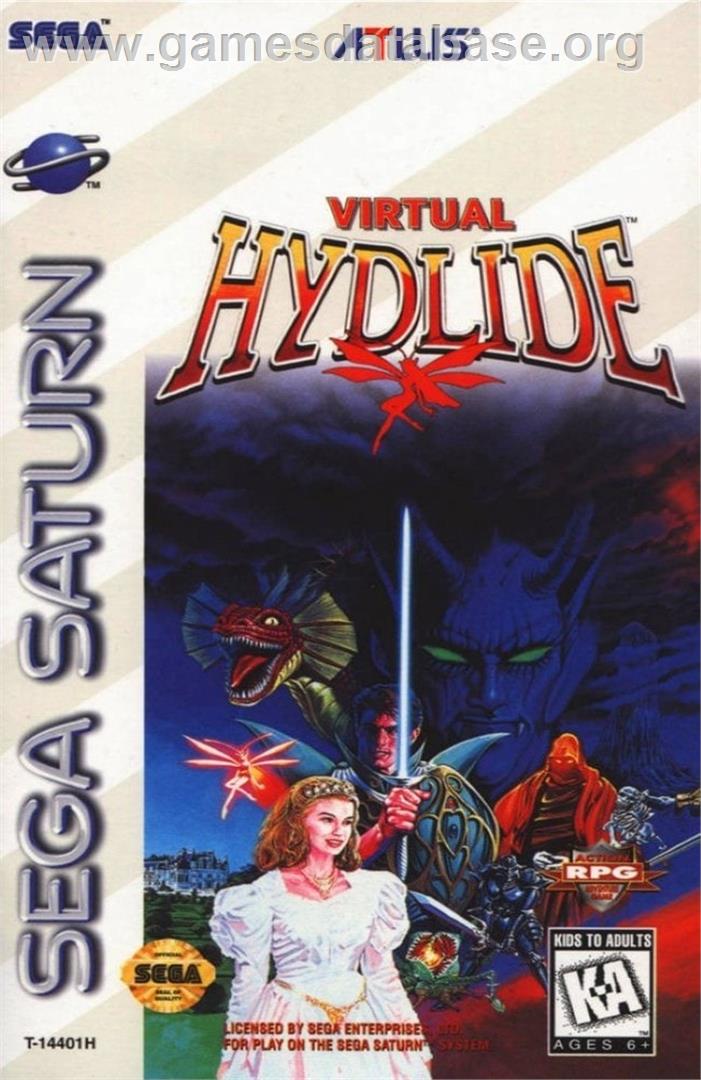 Virtual Hydlide - Sega Saturn - Artwork - Box