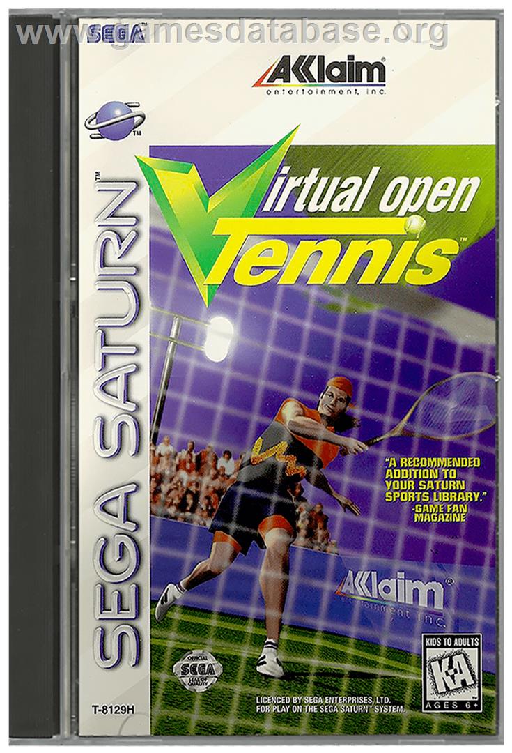Virtual Open Tennis - Sega Saturn - Artwork - Box