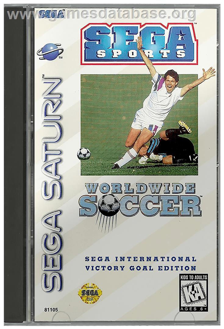 Worldwide Soccer: Sega International Victory Goal Edition - Sega Saturn - Artwork - Box