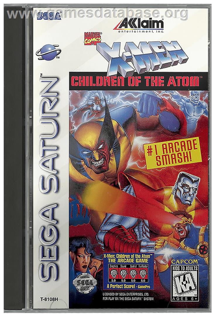 X-Men: Children of the Atom - Sega Saturn - Artwork - Box