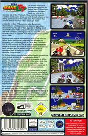 Box back cover for Manx TT SuperBike on the Sega Saturn.