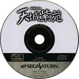 Cartridge artwork for Amagi Shien on the Sega Saturn.