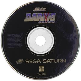 Cartridge artwork for Darius Gaiden - Silver Hawk on the Sega Saturn.
