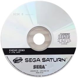 Cartridge artwork for Enemy Zero on the Sega Saturn.