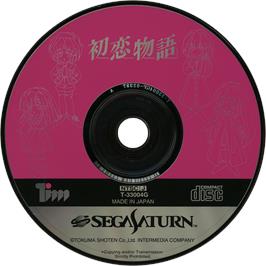 Cartridge artwork for Hatsukoi Monogatari on the Sega Saturn.