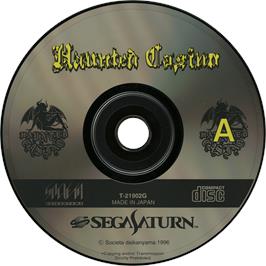 Cartridge artwork for Haunted Casino on the Sega Saturn.