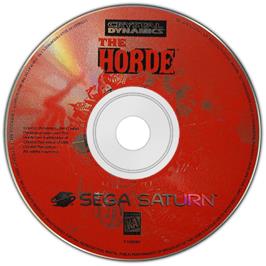 Cartridge artwork for Horde, The on the Sega Saturn.