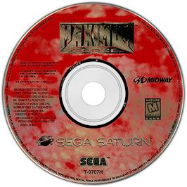 Cartridge artwork for Maximum Force on the Sega Saturn.