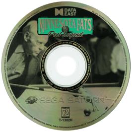 Cartridge artwork for Minnesota Fats: Pool Legend on the Sega Saturn.