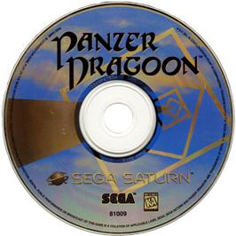 Cartridge artwork for Panzer Dragoon: Playable Preview on the Sega Saturn.