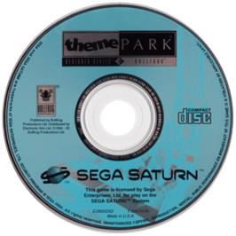 Cartridge artwork for Theme Park on the Sega Saturn.