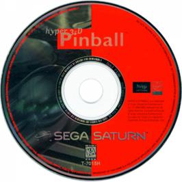 Cartridge artwork for Tilt! on the Sega Saturn.