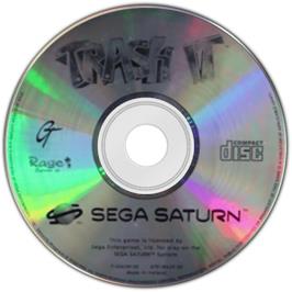 Cartridge artwork for Trash It on the Sega Saturn.