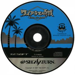 Cartridge artwork for Waialae No Kiseki - Extra 36 Holes on the Sega Saturn.