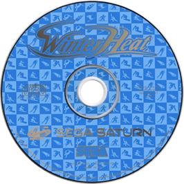 Cartridge artwork for Winter Heat on the Sega Saturn.