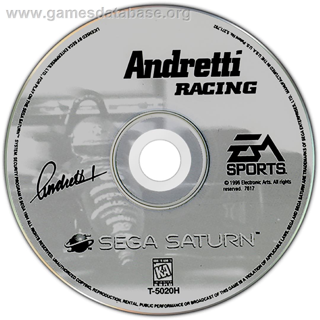 Andretti Racing - Sega Saturn - Artwork - Cartridge