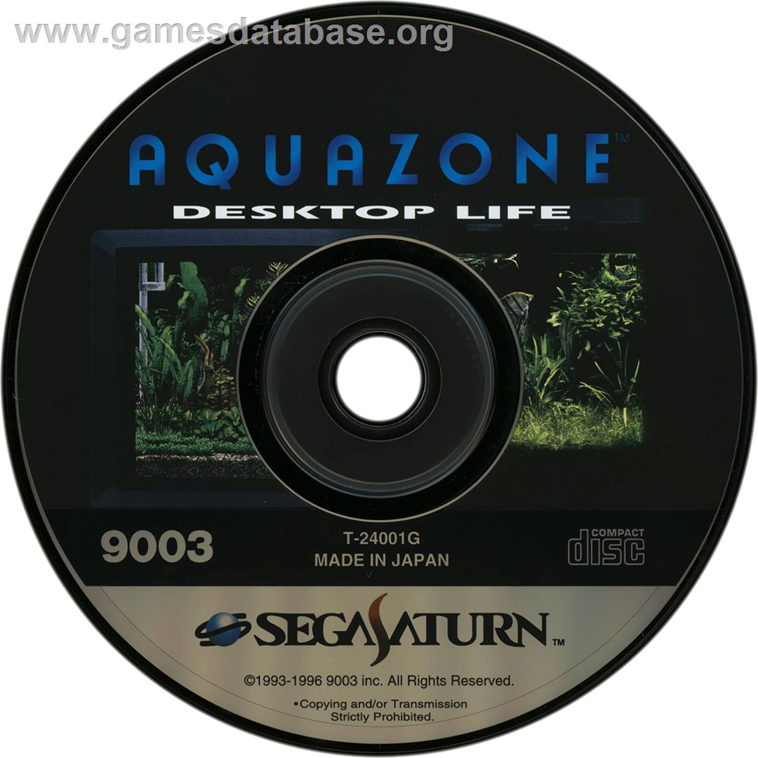 Aquazone: Desktop Life - Sega Saturn - Artwork - Cartridge