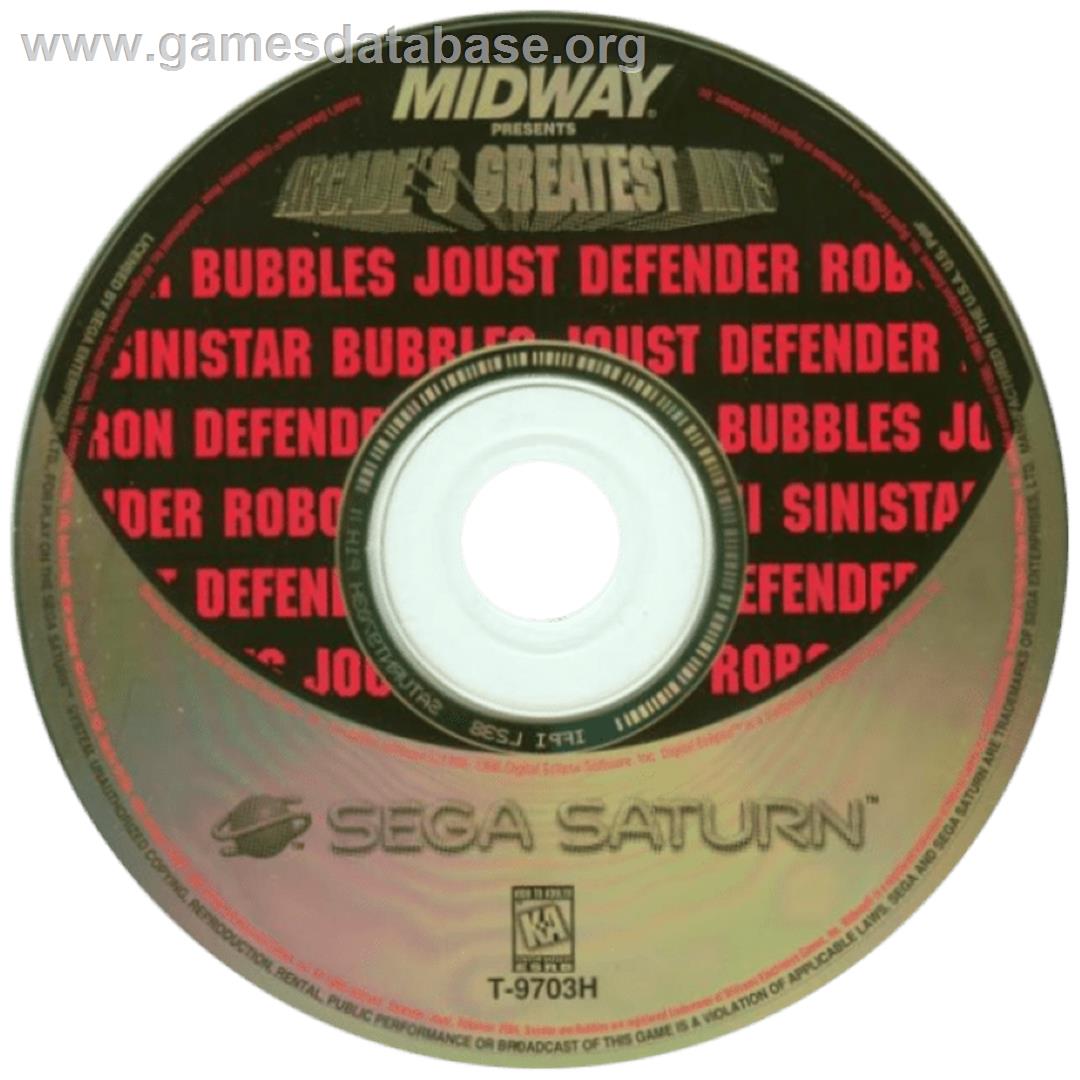 Arcade's Greatest Hits: The Atari Collection 1 - Sega Saturn - Artwork - Cartridge