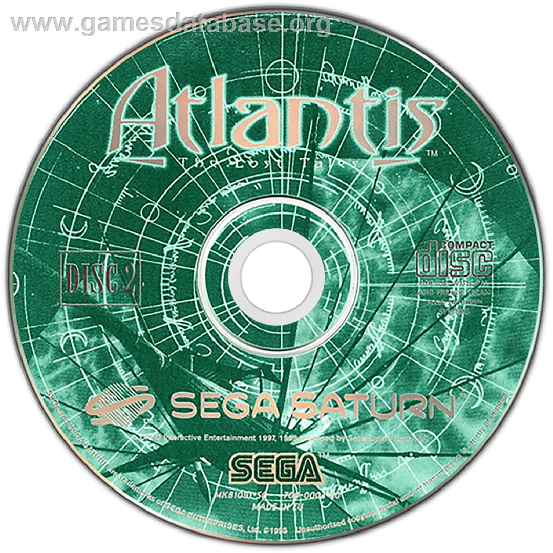 Atlantis: The Lost Tales - Sega Saturn - Artwork - Cartridge