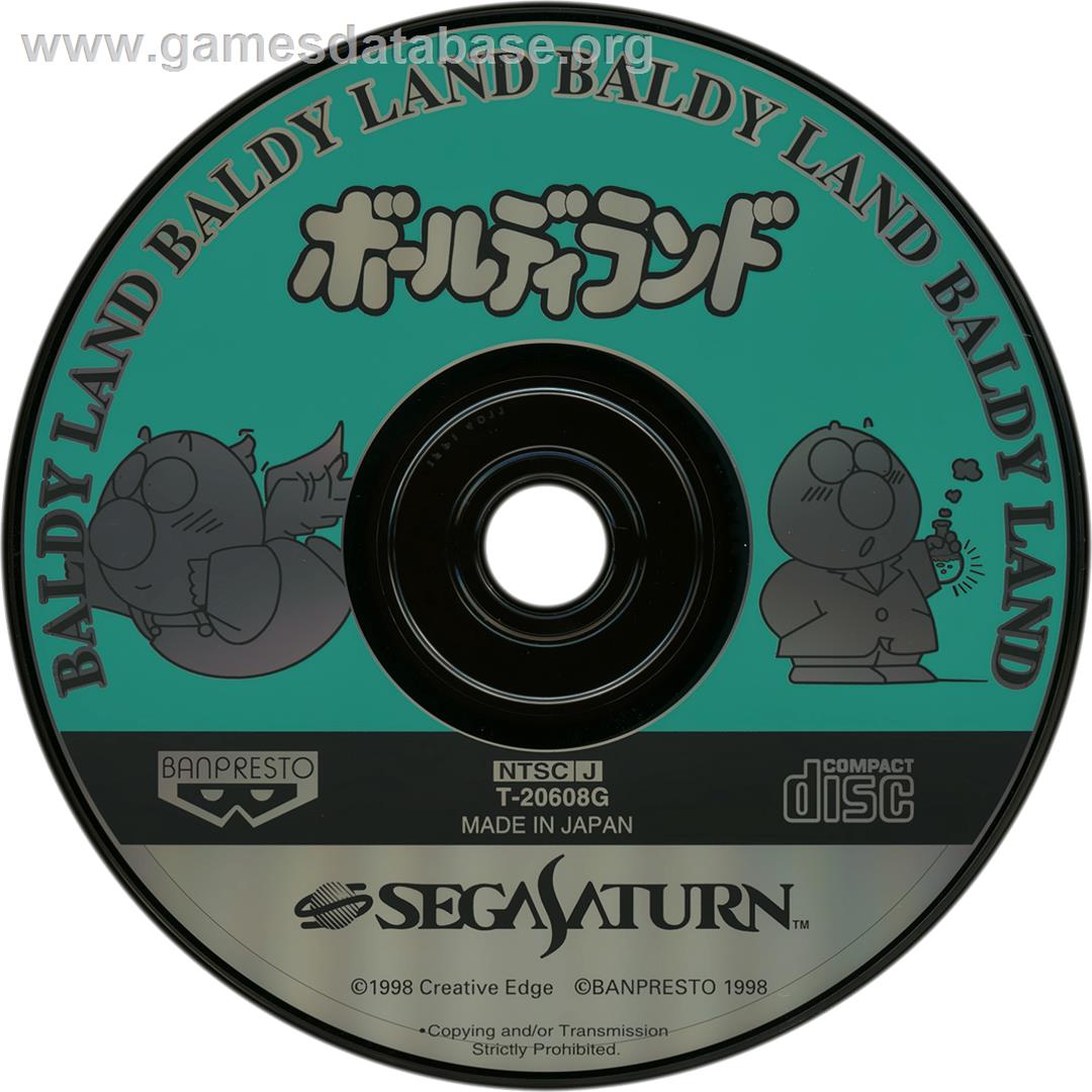 Baldy Land - Sega Saturn - Artwork - Cartridge