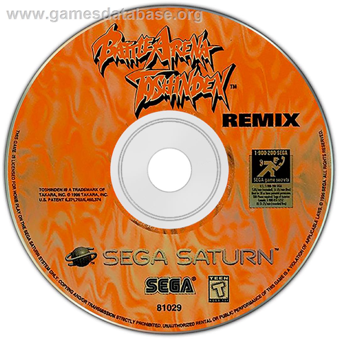 Battle Arena Toshinden Remix - Sega Saturn - Artwork - Cartridge