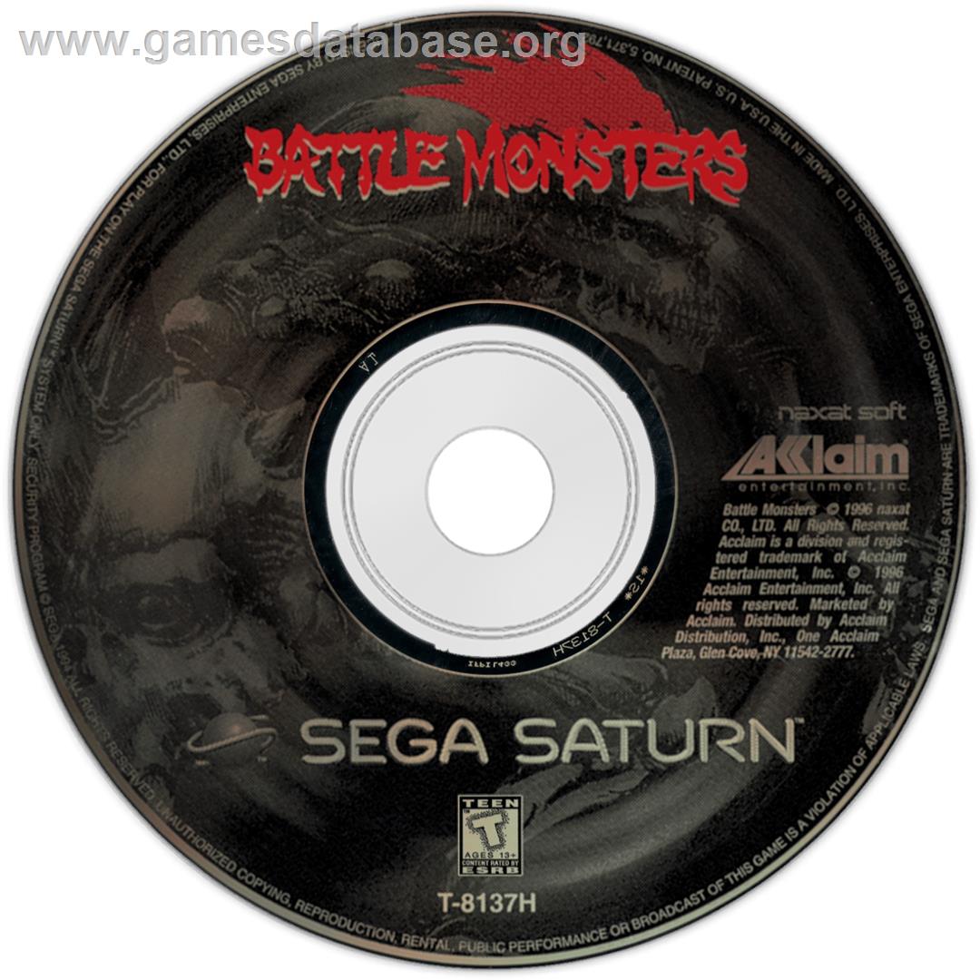 Battle Monsters - Sega Saturn - Artwork - Cartridge