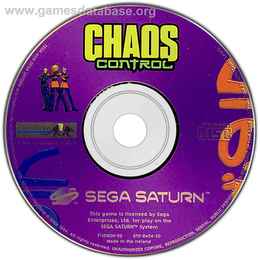 Chaos Control - Sega Saturn - Artwork - Cartridge