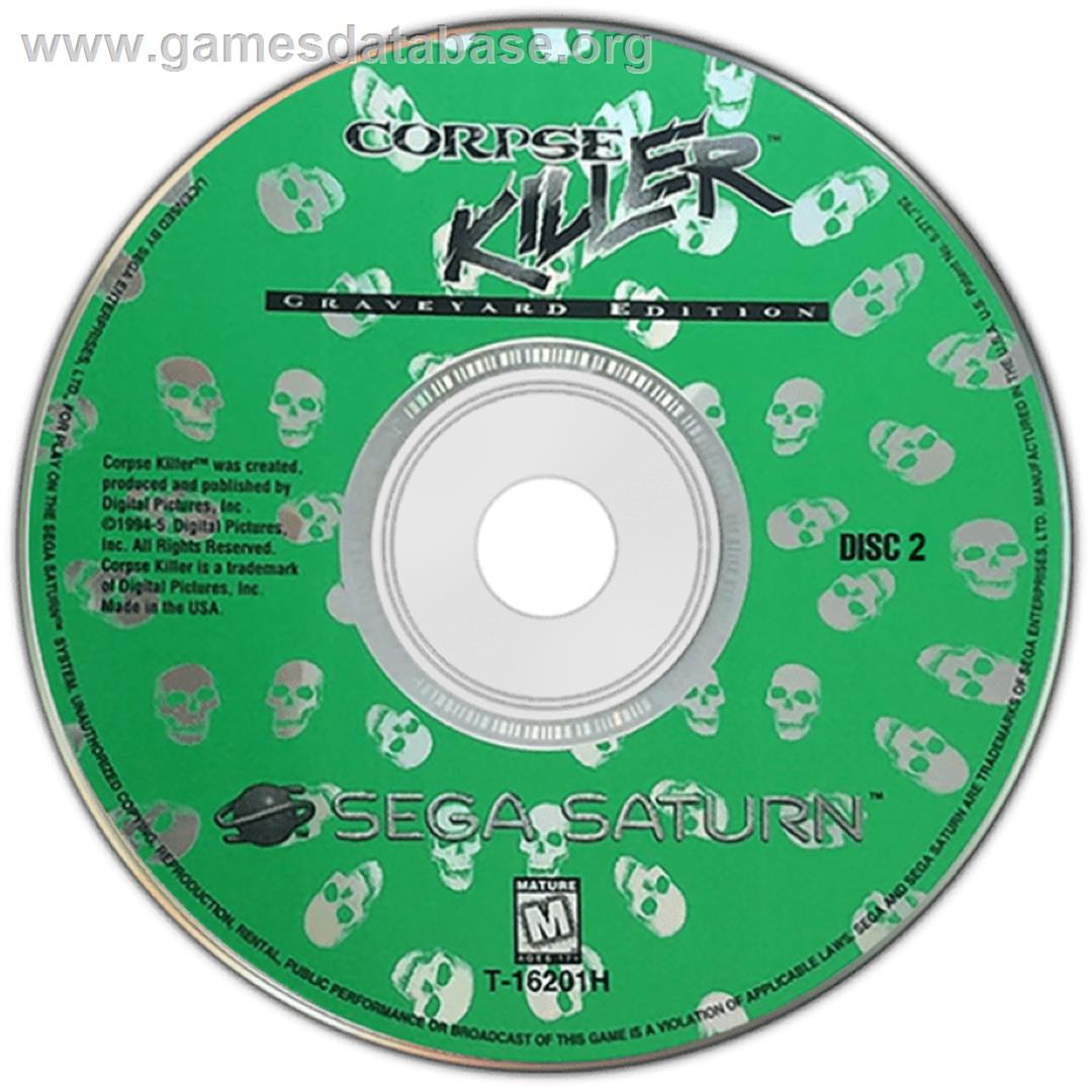 Corpse Killer - Graveyard Edition - Sega Saturn - Artwork - Cartridge
