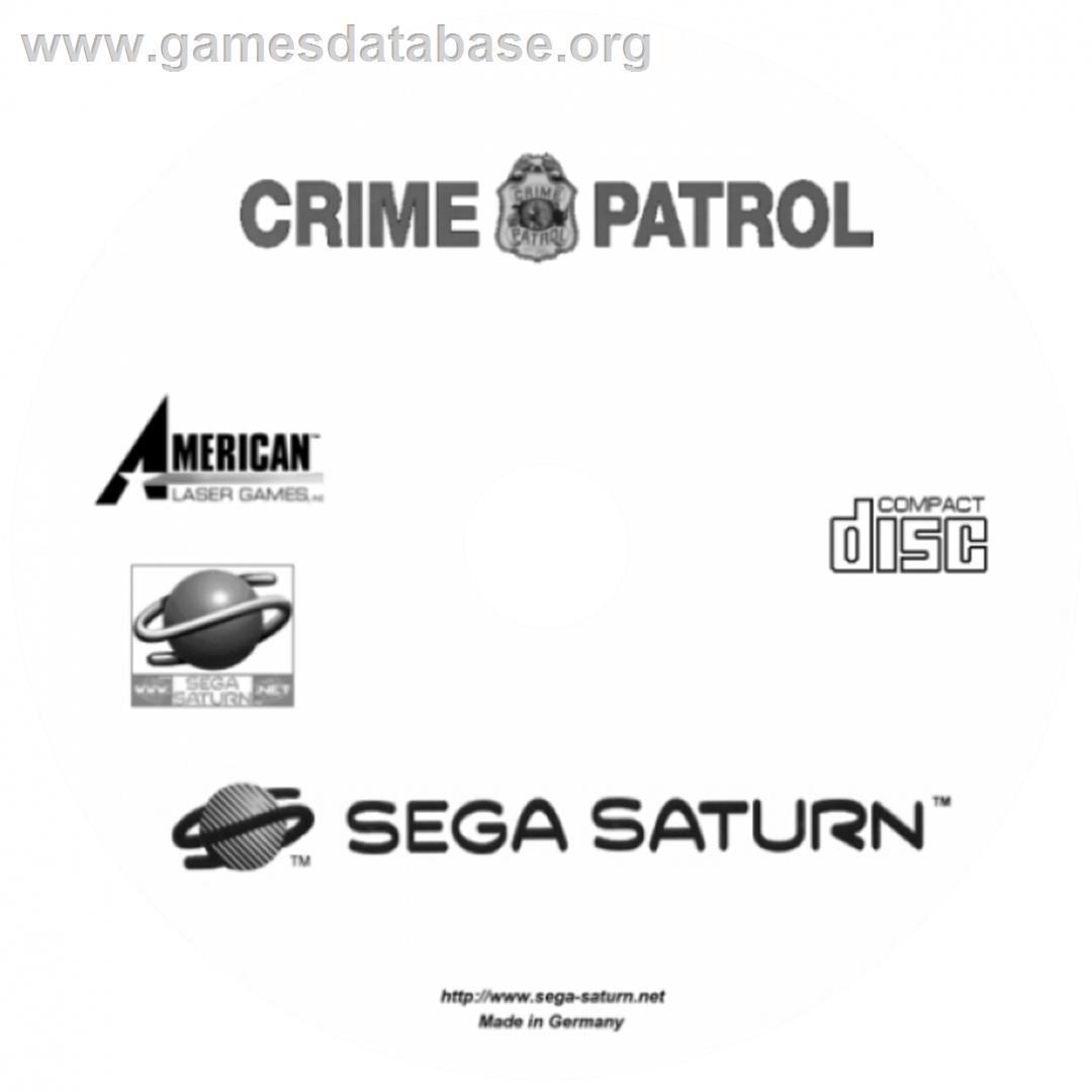 Crime Patrol - Sega Saturn - Artwork - Cartridge
