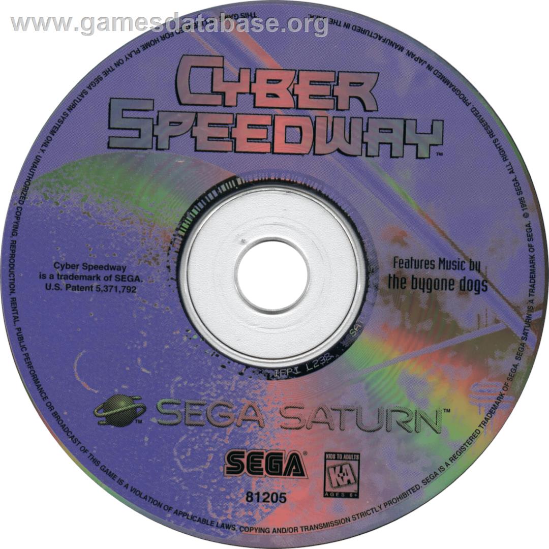 Cyber Speedway - Sega Saturn - Artwork - Cartridge