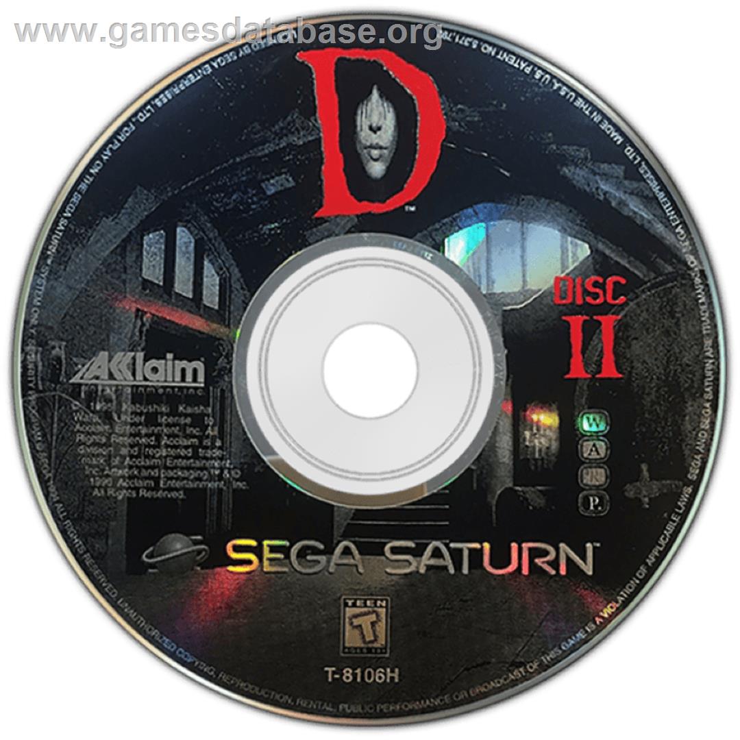 D - Sega Saturn - Artwork - Cartridge
