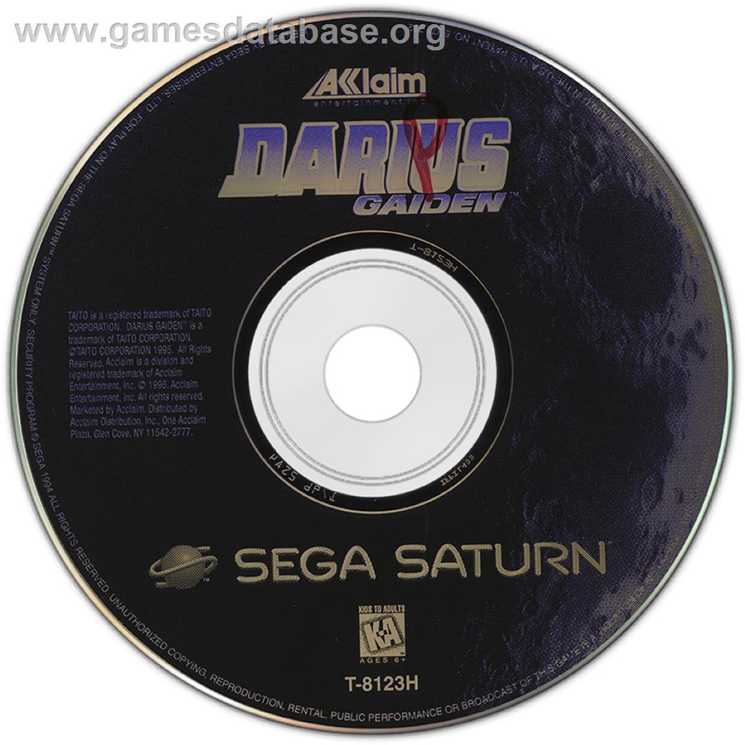 Darius Gaiden - Sega Saturn - Artwork - Cartridge