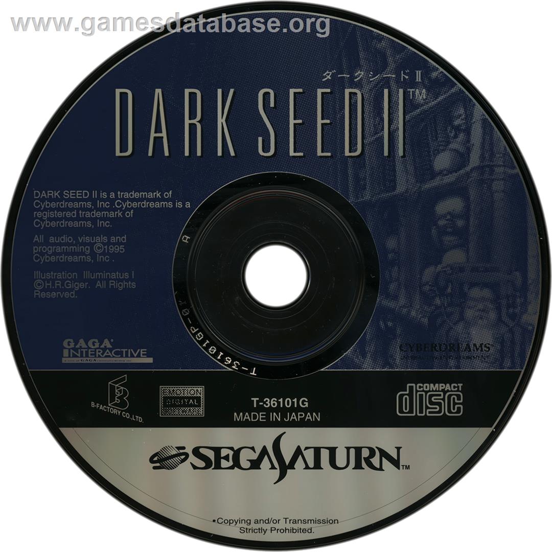 Dark Seed 2 - Sega Saturn - Artwork - Cartridge