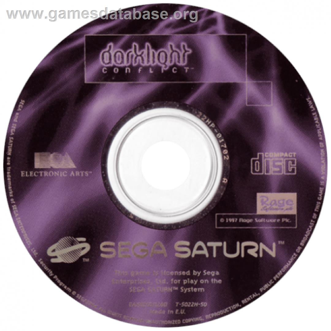 Darklight Conflict - Sega Saturn - Artwork - Cartridge