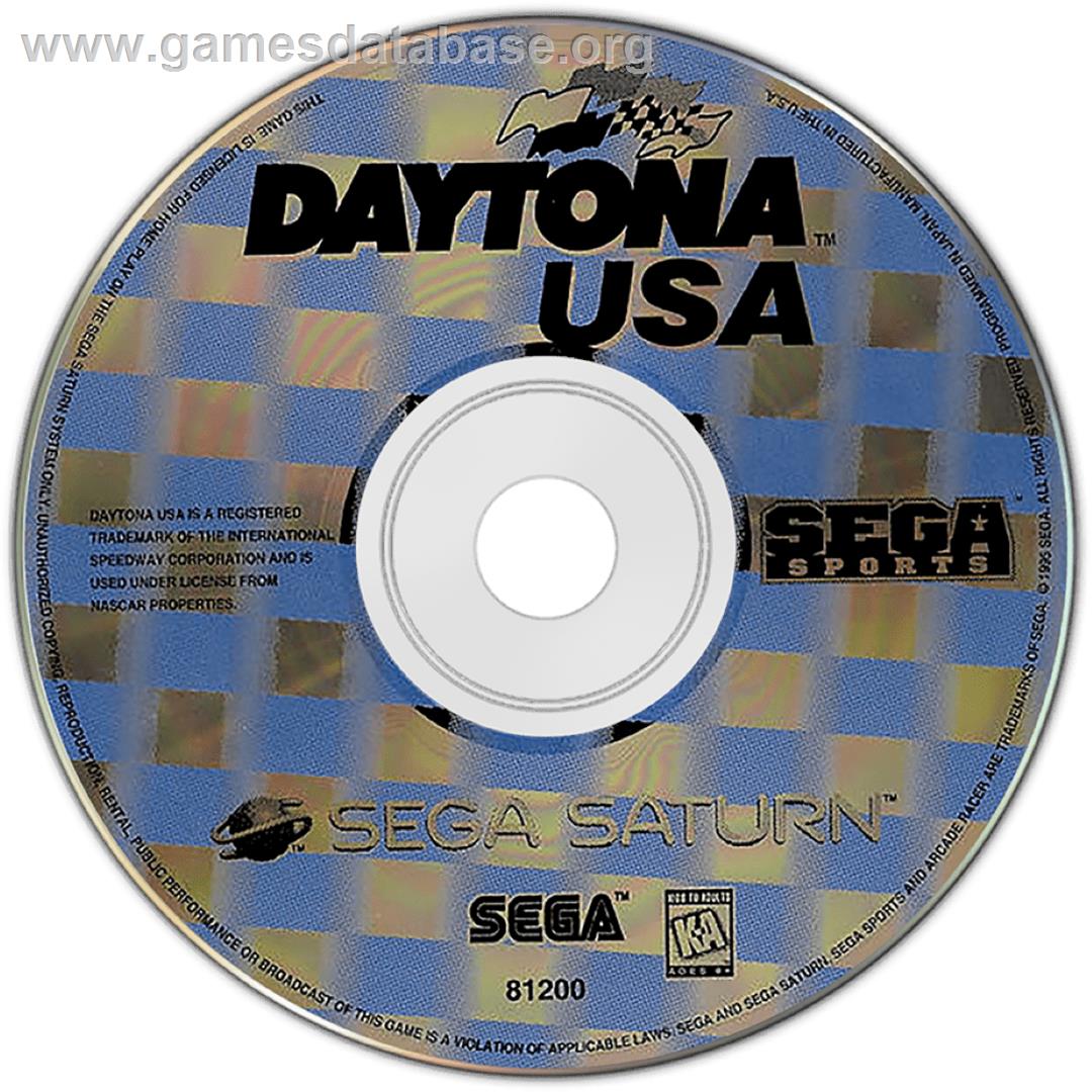 Daytona USA - Sega Saturn - Artwork - Cartridge