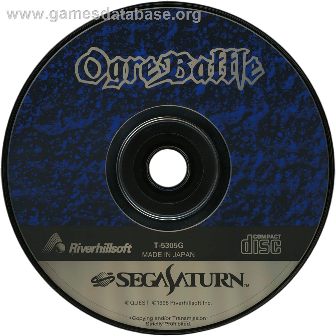 Densetsu no Ogre Battle: Ogre Battle Saga Episode Five: The March of the Black Queen - Sega Saturn - Artwork - Cartridge