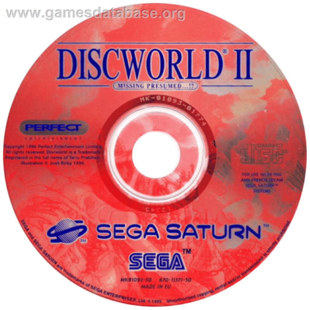 Discworld 2 - Missing Presumed...!? - Sega Saturn - Artwork - Cartridge