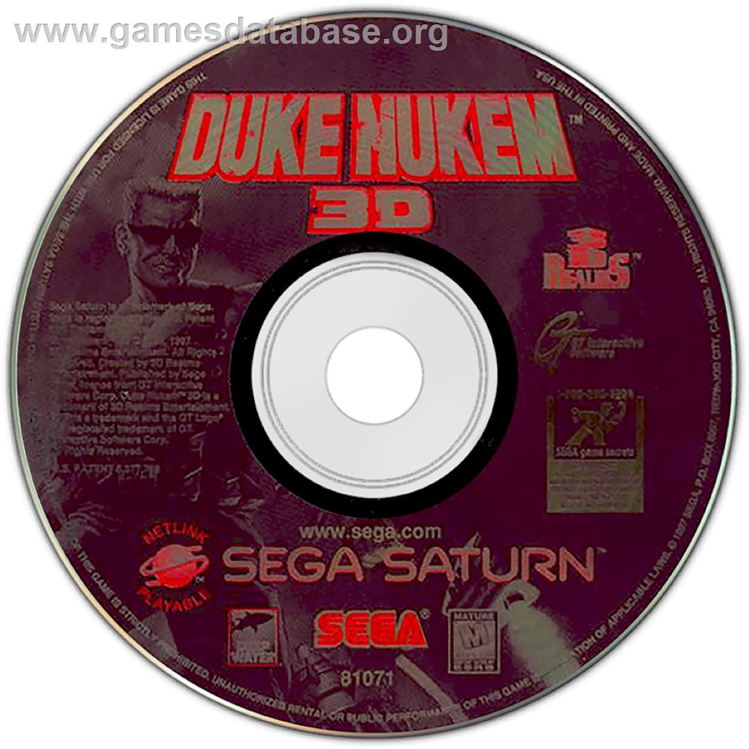 Duke Nukem 3D - Sega Saturn - Artwork - Cartridge