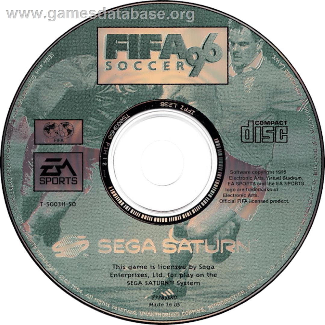 FIFA Soccer 96 - Sega Saturn - Artwork - Cartridge