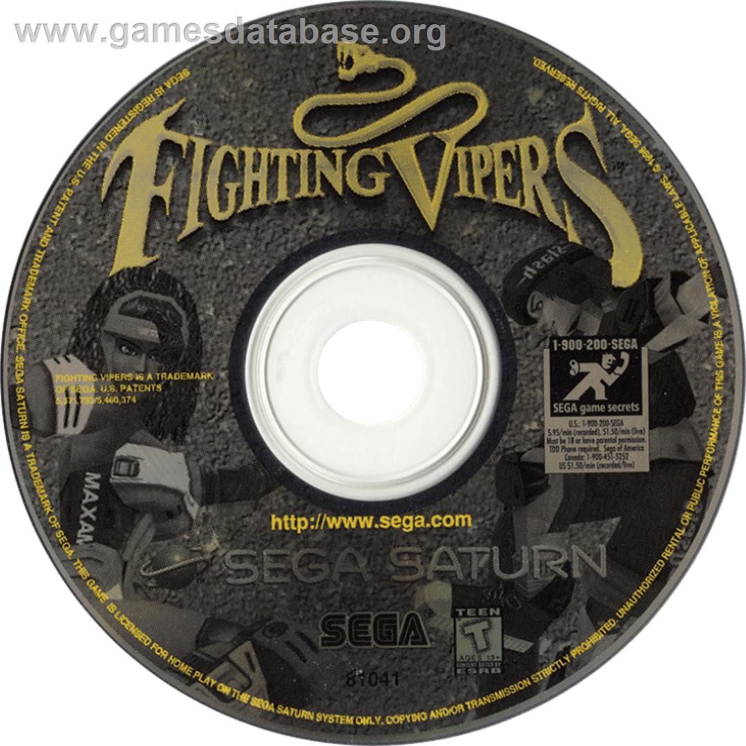 Fighting Vipers - Sega Saturn - Artwork - Cartridge
