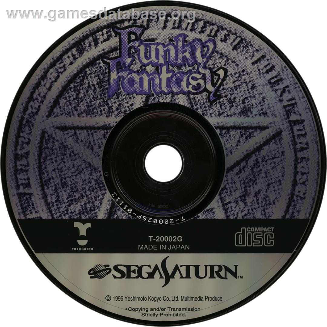 Funky Fantasy - Sega Saturn - Artwork - Cartridge