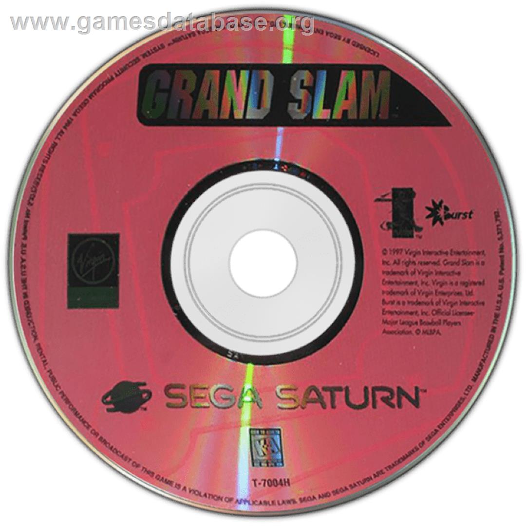 Grand Slam - Sega Saturn - Artwork - Cartridge