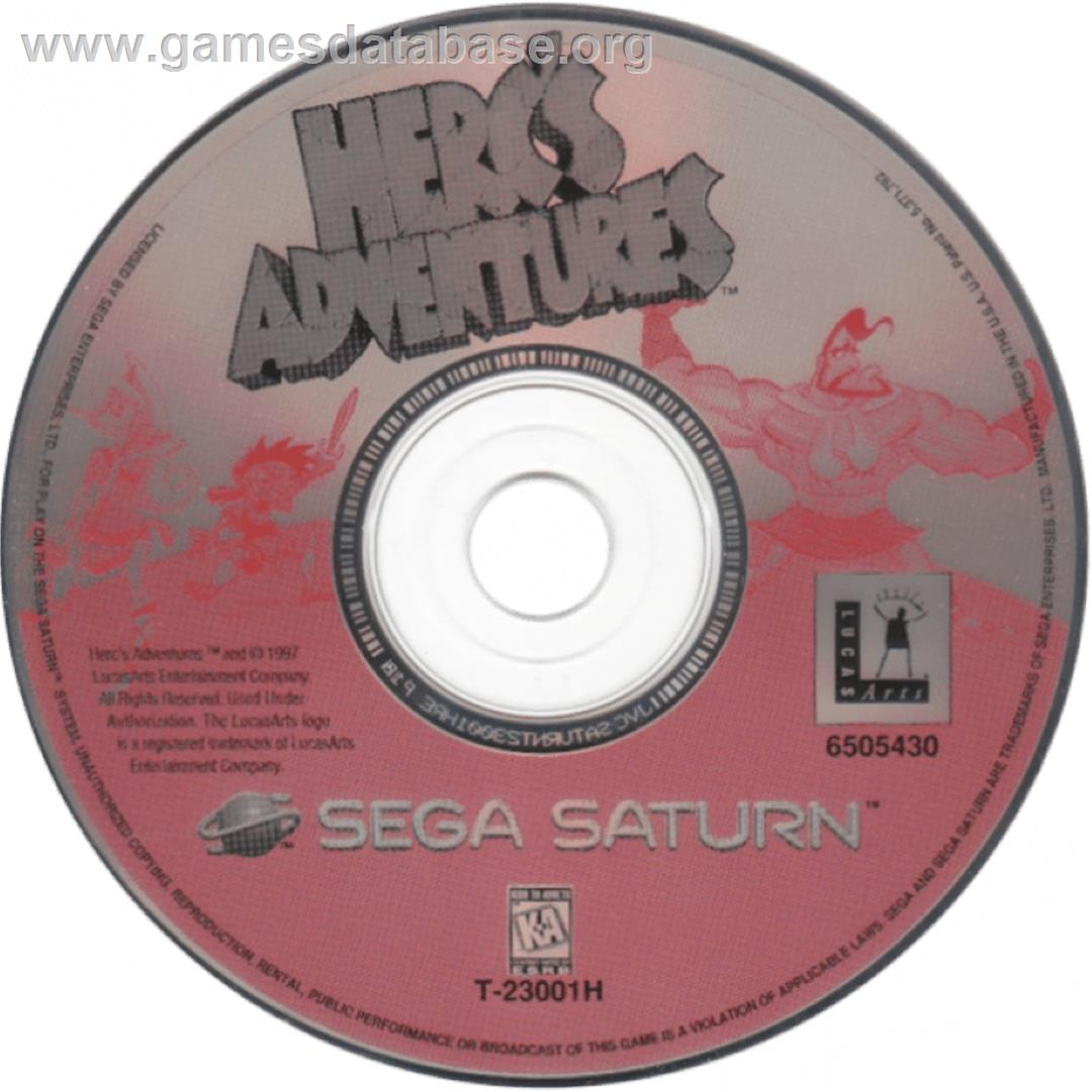 Herc's Adventures - Sega Saturn - Artwork - Cartridge