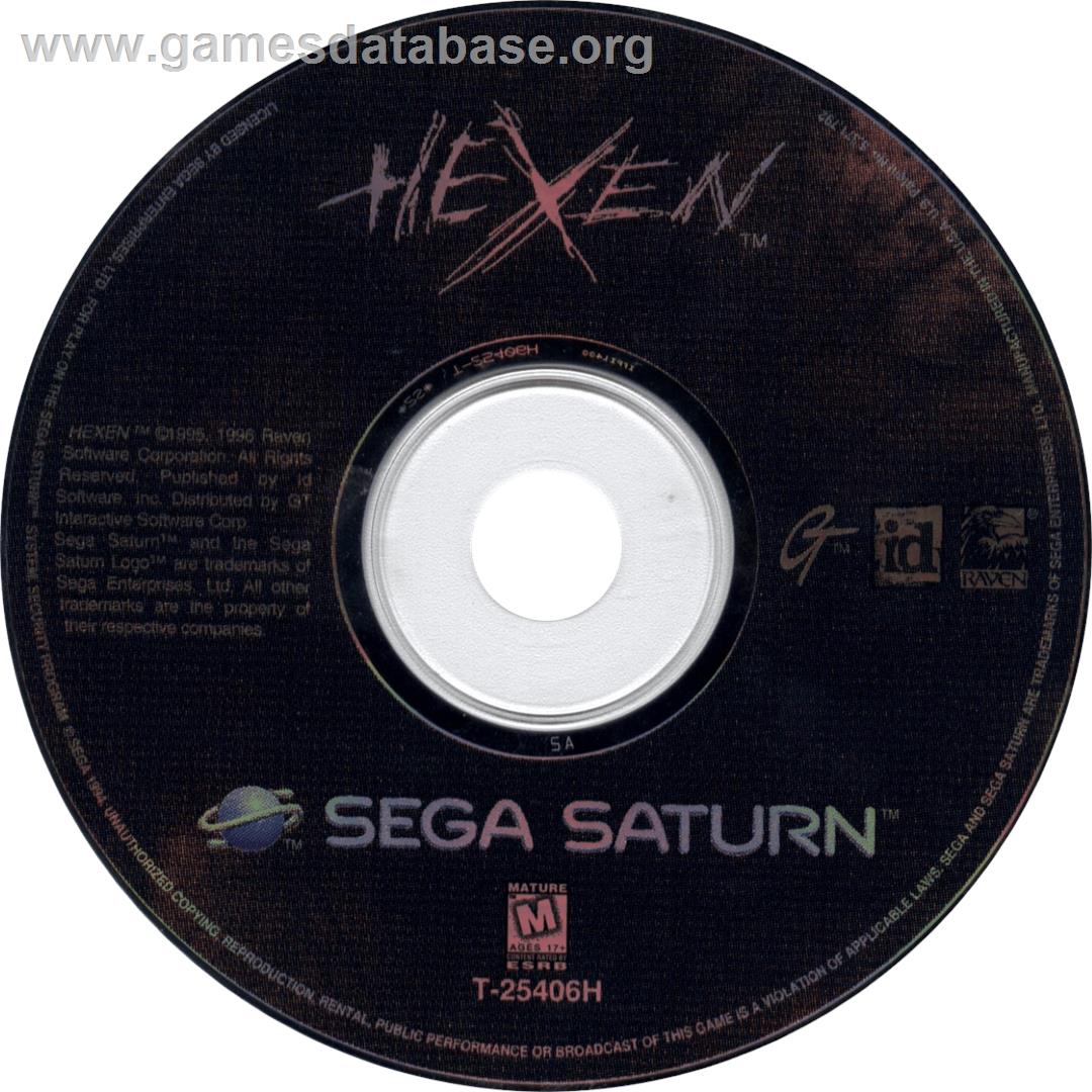Hexen - Sega Saturn - Artwork - Cartridge