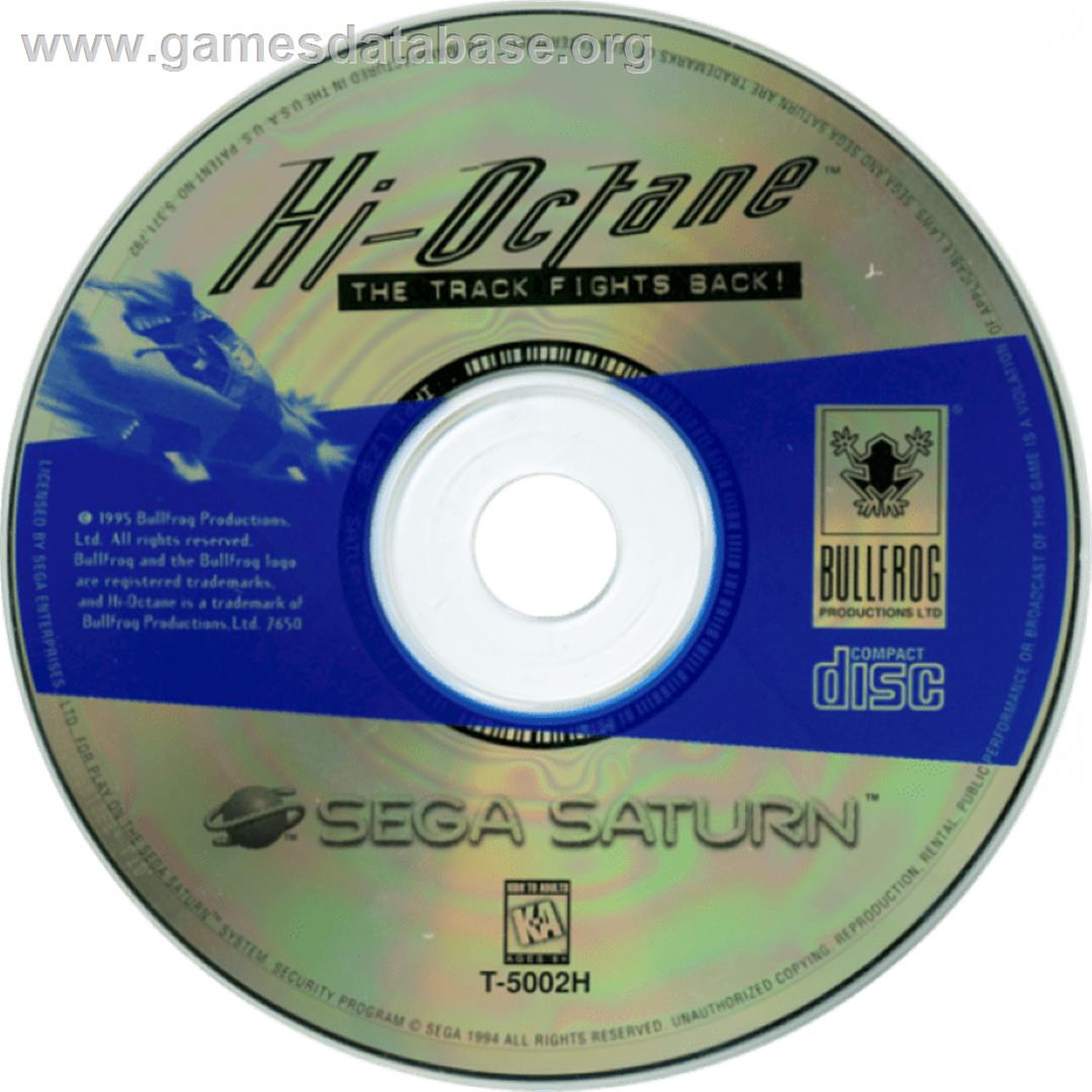 Hi-Octane - Sega Saturn - Artwork - Cartridge